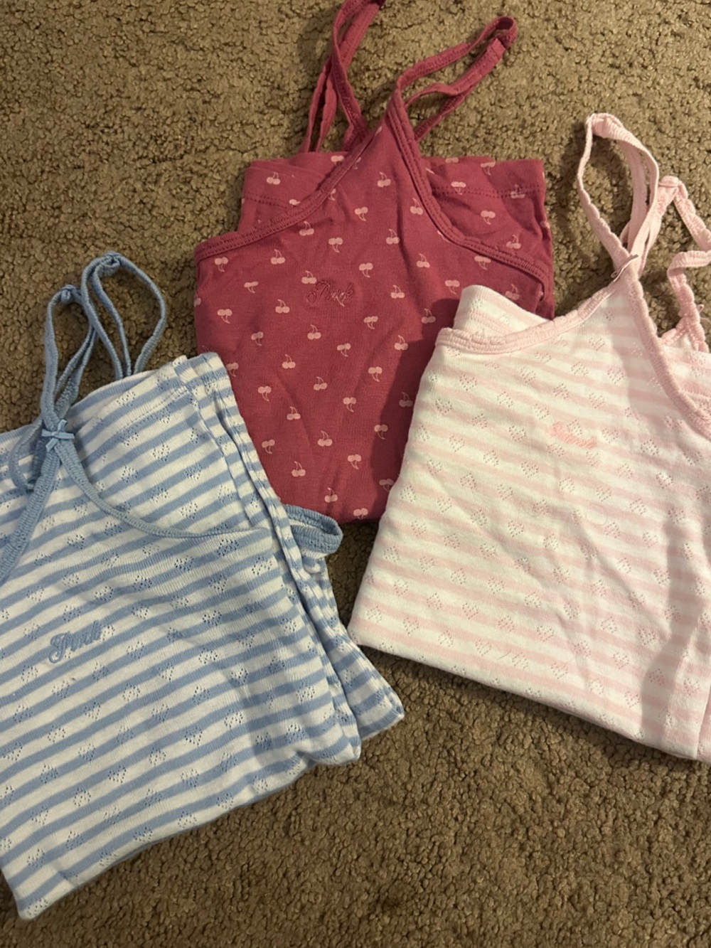 Victoria’s Secret PINK Tank tops, medium, set of 3